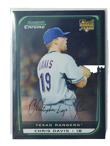 Chris Davis Autographed Baseball Cards