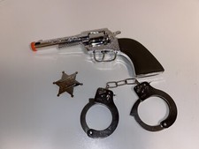 Toy Gun, Handcuffs Badge