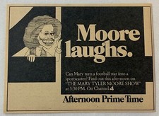 1977 Channel 4 tv ad ~ MARY TYLER MOORE SHOW Moore laughs