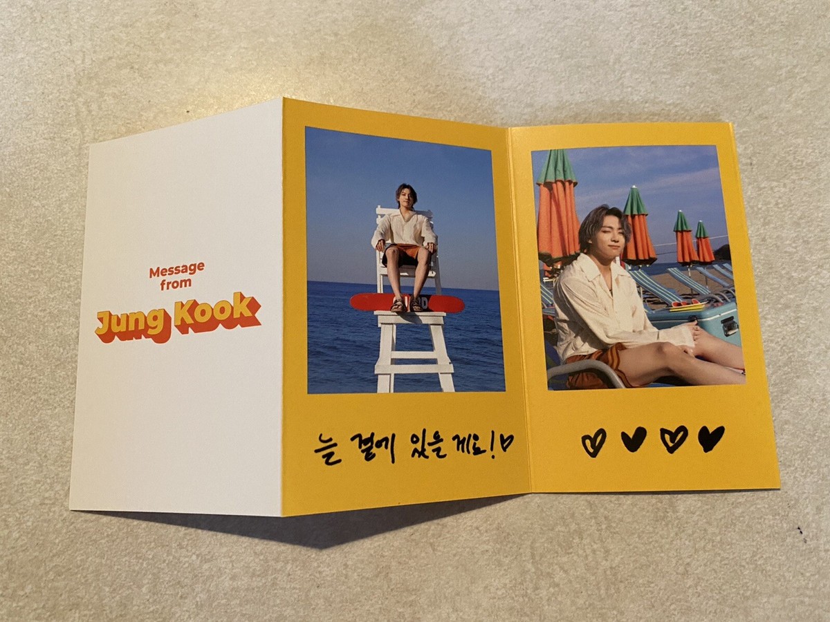 ON:E DVD　ＪＵＮＧ ＫＯＯＫ トレカ　Butterメッセージカードセット ON:E DVD JUNG KOOK トレカ Butterメッセージカード