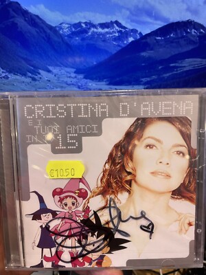 CRISTINA D'AVENA UND Ihre Freunde im Fernsehen 15 CD handsigniert selten neu versiegelt