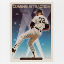 Mark Hutton #806 1993 Topps Base Gold Card New York Yankees Baseball MLB