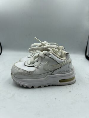 Nike Air Max Wright LTD White Leather Sneakers Shoes 317936-111 Toddler Size 4C