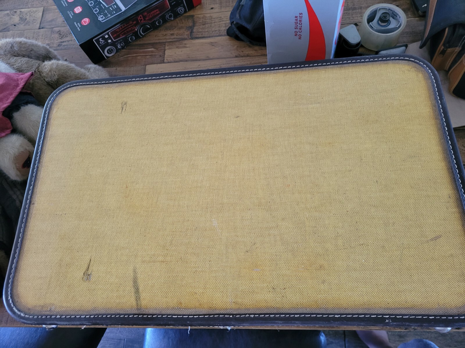 Vintage Wheary Luggage Gold Color eBay