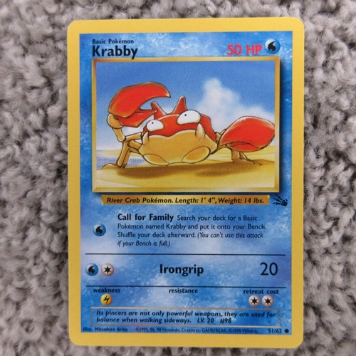 Pokemon TCG Fossil Pokemon Fossil Unlimited Set Cards - Pick Your Card, All Rarities (1999 Wizards) Old Pokemon Cards Pokemon TCG Fossil Pokemon Fossil Unlimited Set Cards - Pick Your Card, All Rarities (1999 Wizards) Old Pokemon Cards
