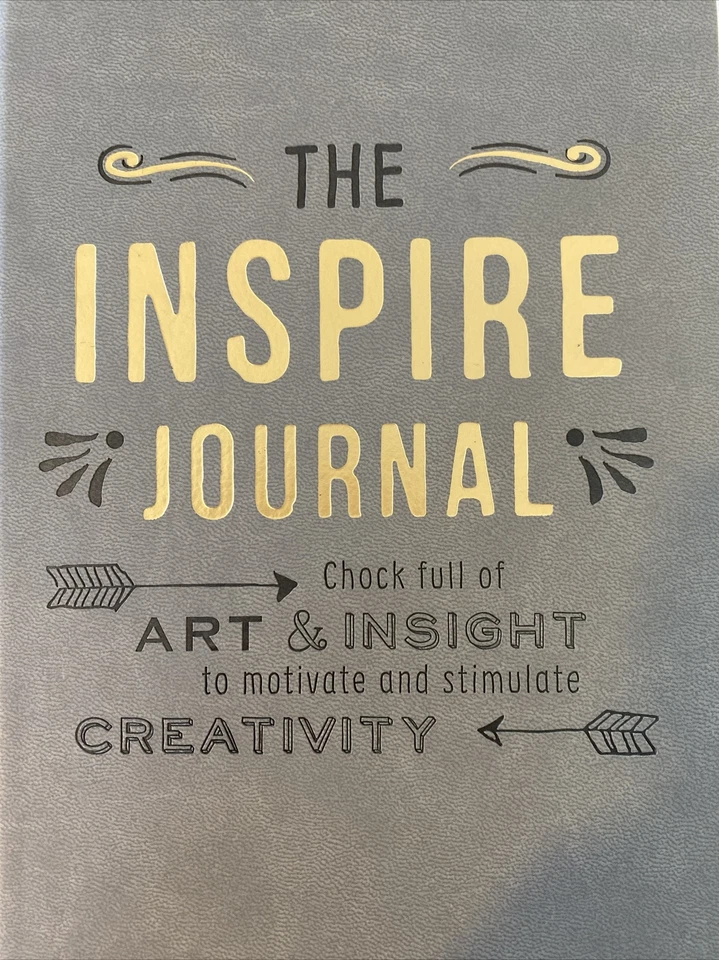 The Inspire Journal Art Insight Motivate & Stimulate Creativity Gray NEW - Image 2 of 4