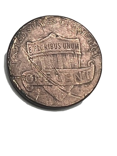 2015 Penny ERROS DIE CRACK - POST MINT DAMAGE-BROADCAST STRUCK ERRORS - Picture 4 of 8