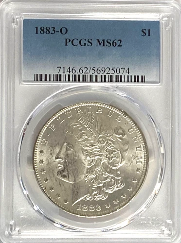1883 O $1 Morgan Silver Dollar PCGS MS62 Uncirculated New Orleans