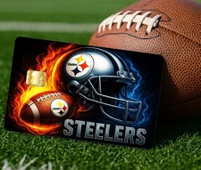 Pittsburgh Steelers Credit Debit Card Skin Decal NFL Football Vinyl Sticker