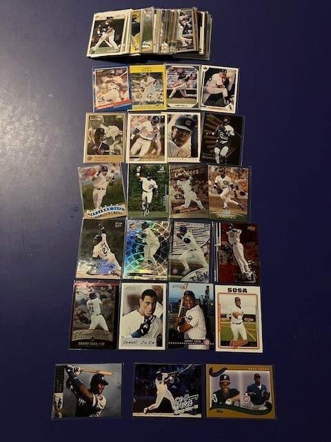 Sammy Sosa Baseball Card Lot--25 Different Cards All Major Brands