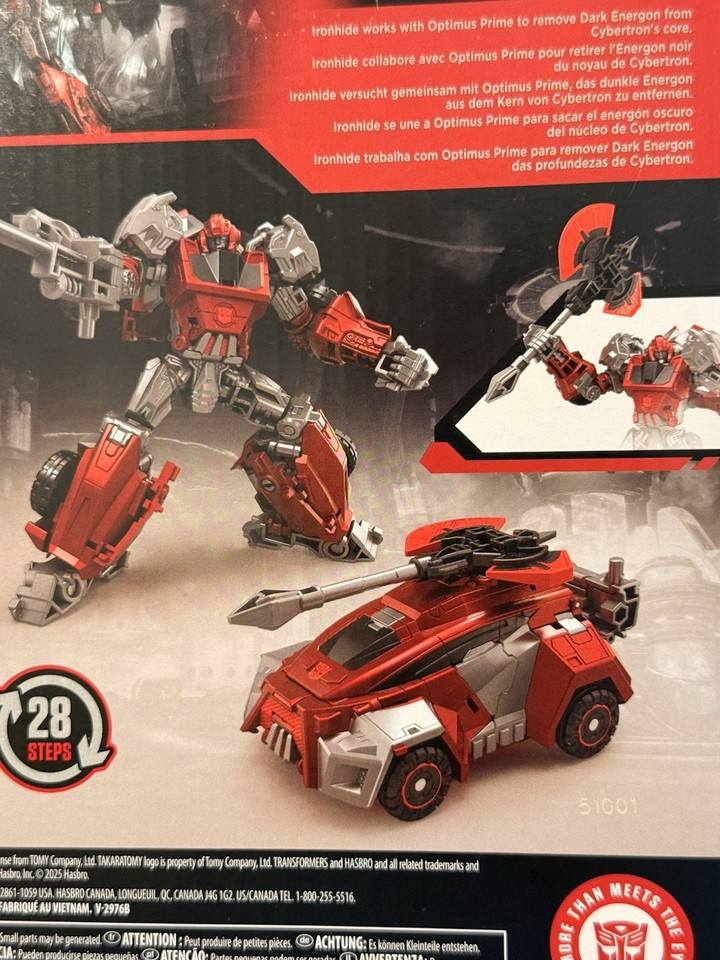 Transformers Studio Series War For Cybertron Ironhide Figure Voyager ...