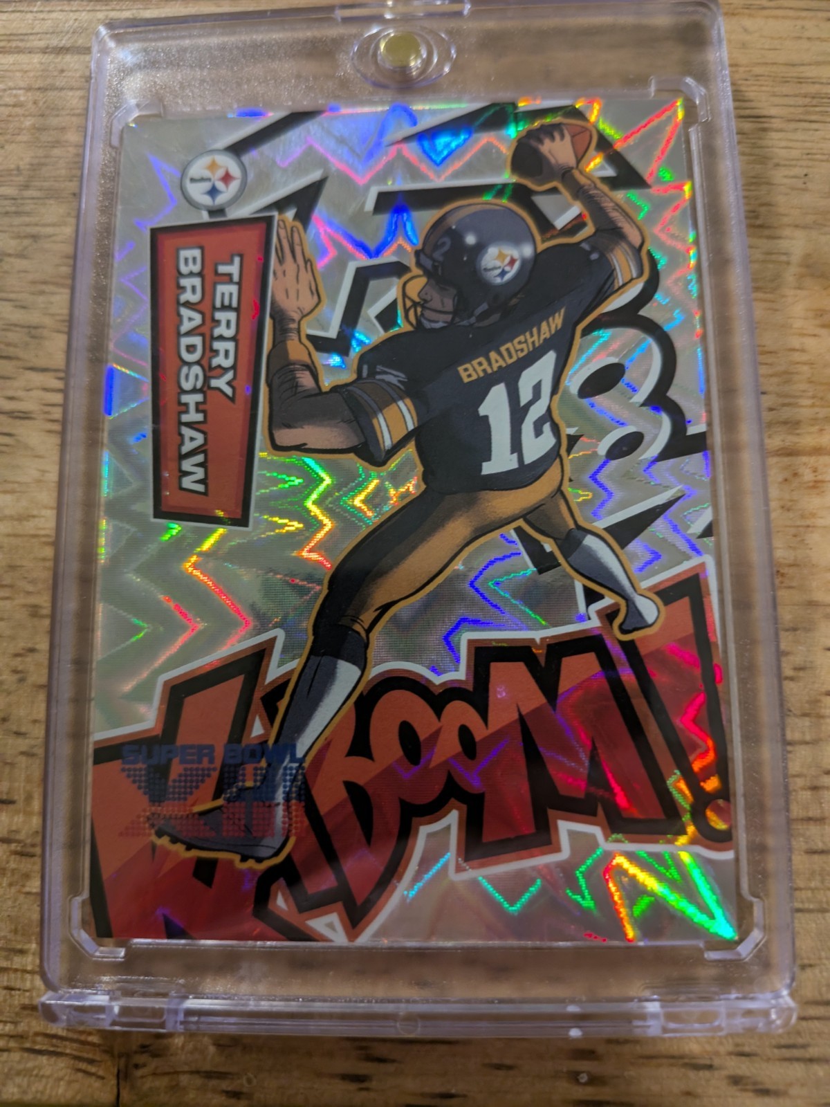 2025 NFL Panini Absolute Vertical KABOOM Terry Bradshaw Super Bowl XIII No. 6