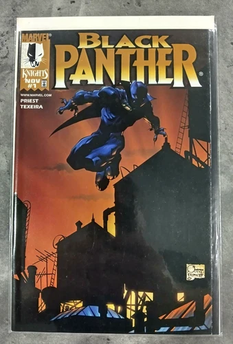 BLACK PANTHER #1 Dynamic Forces Exclusive Marvel Knights COA (1998) QUESADA!