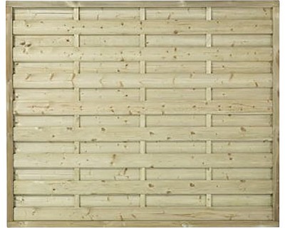 Zaun Hauptelement PLUS Bergen 180 x 150 cm kesseldruckimprägniert