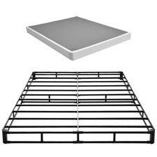 Uimoso Somier metálico de 201x151,5x13cm, base de cama con capacidad 1587,6 kg