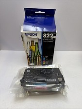 Epson Genuine 822 Black Cyan Magenta Yellow Ink Cartridge Set 10/2028 NOB