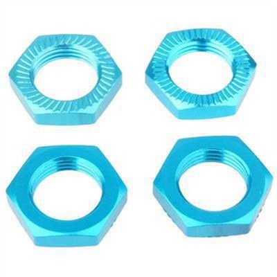 4pcs 17mm Aluminium -Radmutter -Hex -Adapter für 1/8 RC -Modellauto -Zubehör