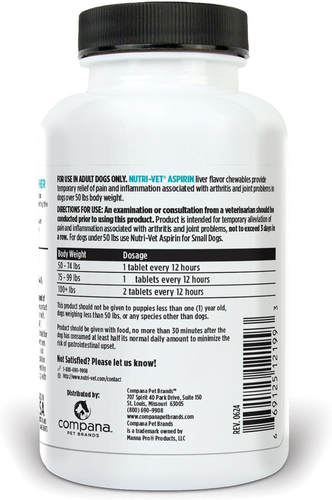 Aspirin for Dogs, Puppy Essentials, Dog Aspirin for Large Dogs, Joint Support fo - Picture 6 of 12