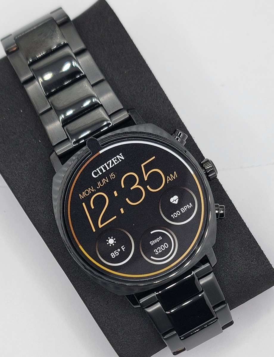 Citizen CZ Smart Watch Black MX1005-83X Black Stainless-steel Band
