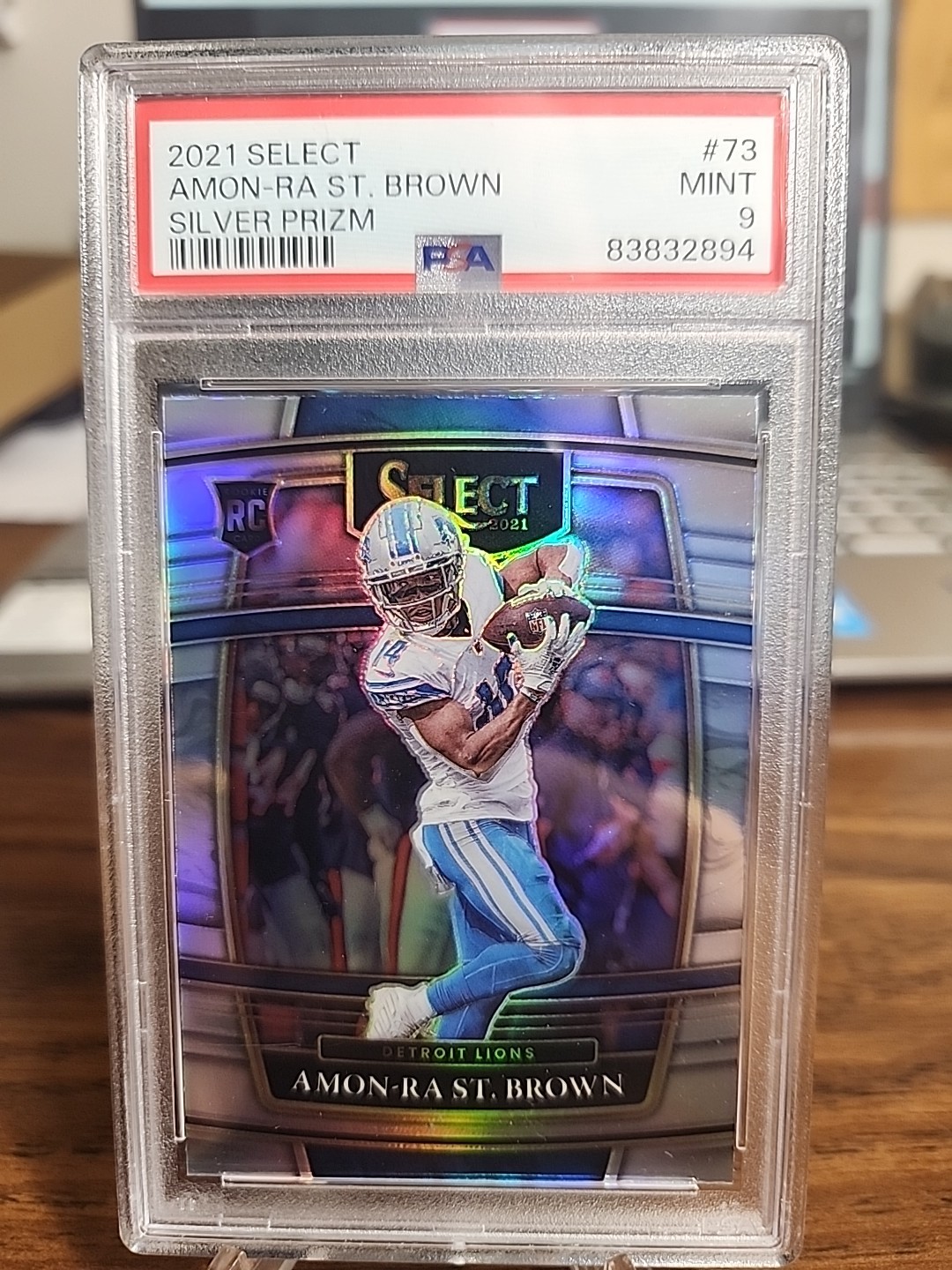 2021 Panini Select - Concourse Amon-Ra St. Brown #73 Silver Prizm (RC)