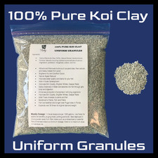 100 Pure KOI CLAY CALCIUM BENTONITE for KOI and GOLDFISH Ponds BULK PRICE SAVE