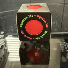 Schylling Nee Doh Groovy Glob Squeeze Ball Stress Reliever Red Squeezable 2 in