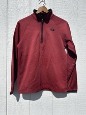 The North Face Boys Quarter Zip Pullover Fleece Size Kids XL 16/18 EUC