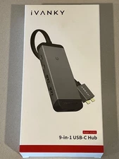 iVANKY 9-in-1 USB-C Hub Docking Station Dual 4K HDMI for MacBook Pro