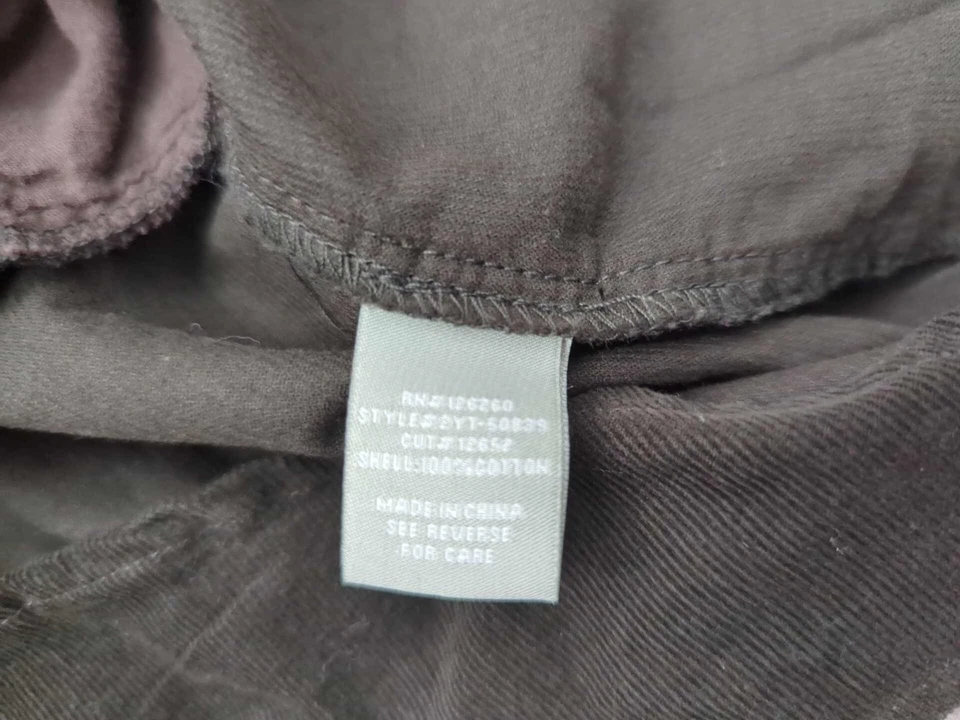 Lucky Brand Shirt Dress Womens Small Brown Corduroy Button Up Long Sleeve - Image 4 of 4