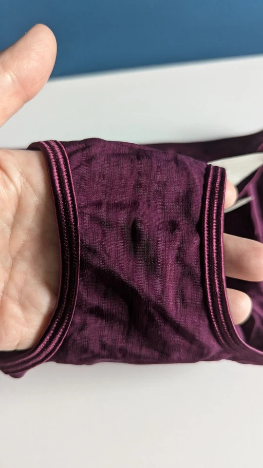 BRAGAS BIKINI VASSARETTE DOBLE CUERDA NUEVAS CON ETIQUETAS Talla 5 Segunda Piel PÚRPURA CIRUELA Foto 3 de 4