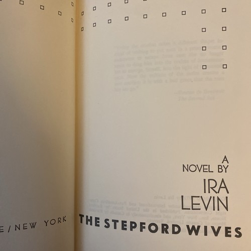 The Stepford Wives von Ira Levin (1972, Hardcover) Buch Club Edition 1.  - Bild 5 von 10