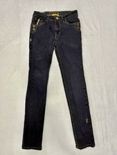 COOGI Girl s Jeans size 12 Slim Dark Wash Vintage Y2K Skinny Embroidered