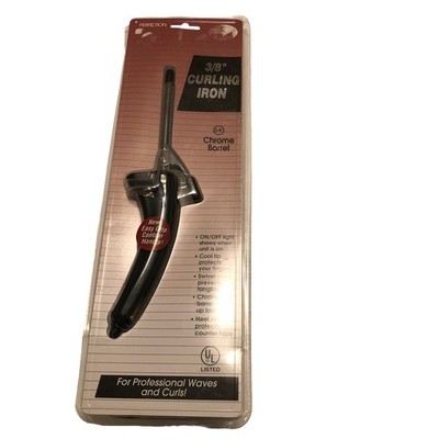 Perfection Curling Iron 3/8'' Inches, Chrome Barrel Swivel Cord Easy Grip