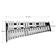 Educational 32-Note Aluminum Glockenspiel For Children And Adults Excellent