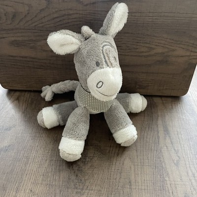 CARD FACTORY TINY TREASURES ESEL GRAU STOFFTIER KUSCHELTIER TEDDYBÄR