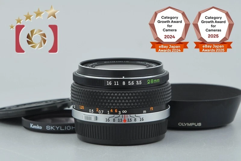 F/3.5 Camera Lenses Olympus Zuiko 28mm Focal for sale | eBay