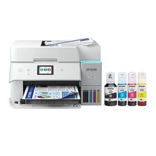 Epson - EcoTank ET-3950 Wireless All-in-One Color Supertank Inkjet Printer White