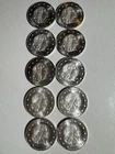 10 Vintage World Wide Mint American Eagle 1 oz .999 Fine Silver Rounds Lot