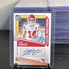 Panini 2025 Donruss - Matt Araiza #SM-34 Signature Marks Autograph Chiefs Footb…