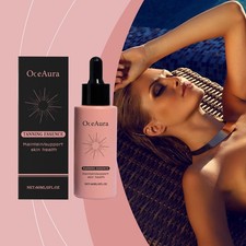 Tanning Serum, Self Tanner  Bronzing Booster, Vitamin C Body Serum