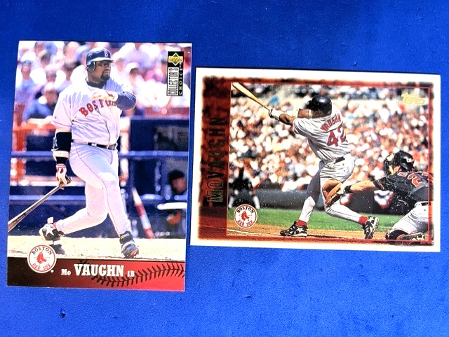 Mo Vaughn 1997 Upper Deck Collector's Choice & 1997 Topps - Red Sox
