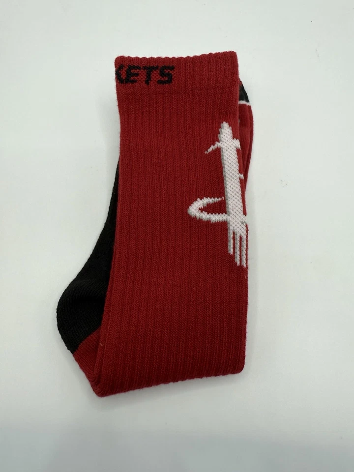 NWT Stance Houston Rockets OTS Anthem Casual Crew Socks L Red Moisture Wicking - Image 3 of 4