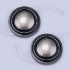 2x Titanium Dome Diaphragm Fit For B&W Tweeter ZZ22943 CM1 CM7 CM8