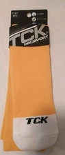 TCK Prosport Performance Tube Socks Gold Medium Soccer Football Team Color
