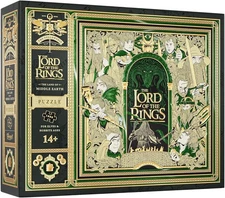 theory11 Lord of The Rings Jigsaw Puzzle - 1,000 Piece -... 