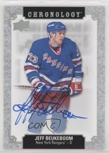 2018 Upper Deck Chronology Franchise History Jeff Beukeboom #FH-NYR-JB Auto 00b6