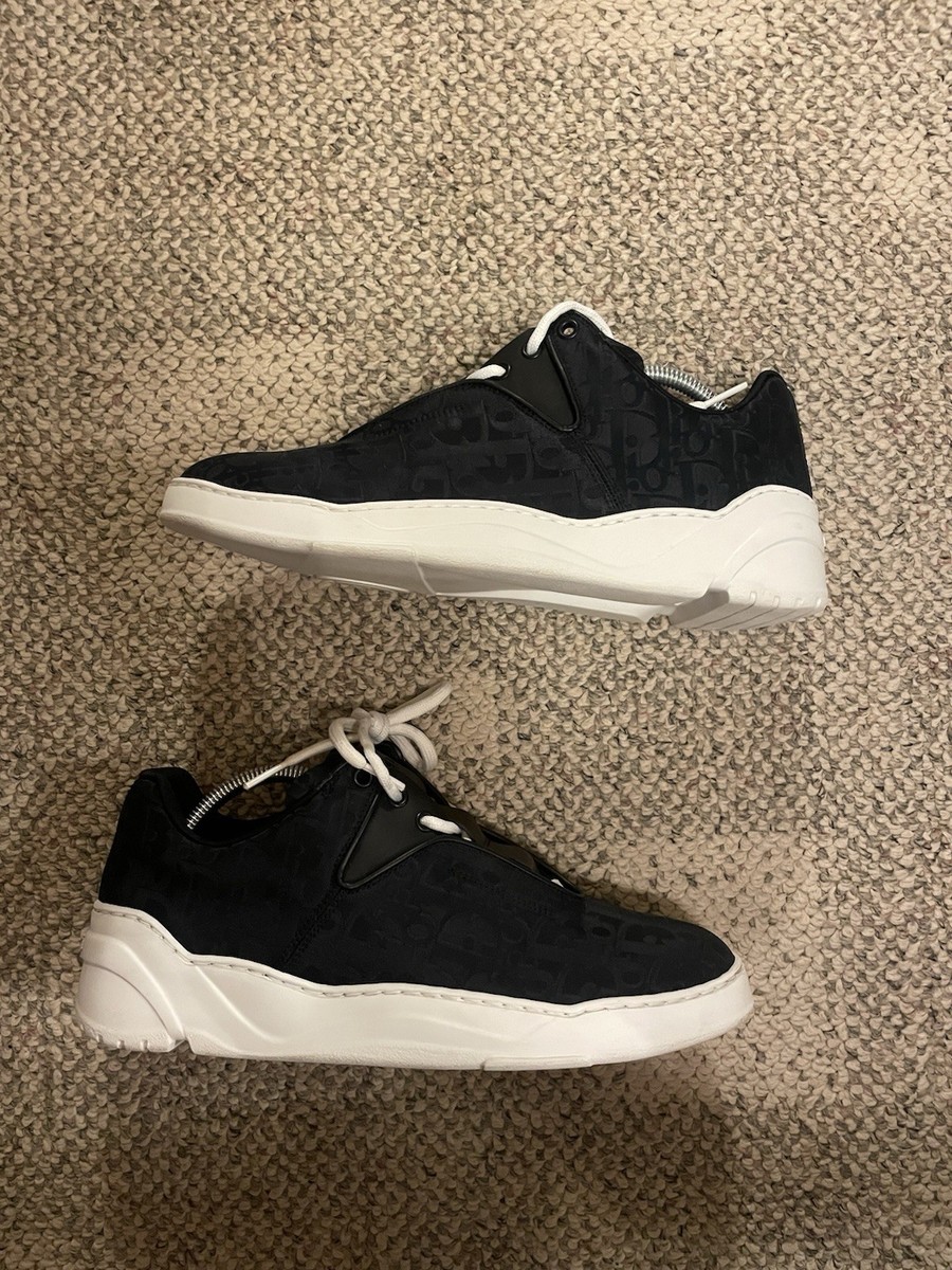 Dior HOMME / フラワープリント/ローカットスニーカー/41/ブラック/B17 Christian Dior Homme Black Mens B17 Oblique Sneaker Size US 8 EU