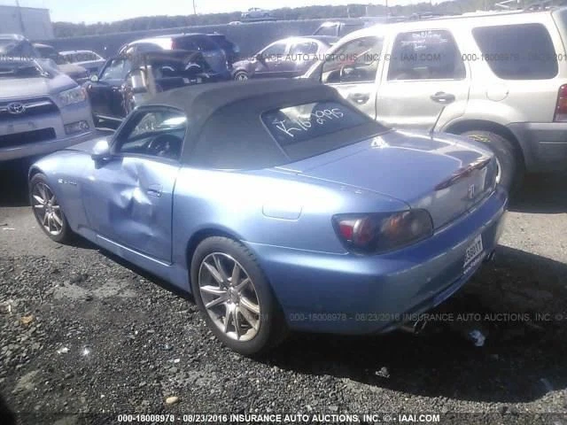 Espejo retrovisor lateral izquierdo del conductor eléctrico compatible con 04-09 S2000 41065 Foto 3 de 4