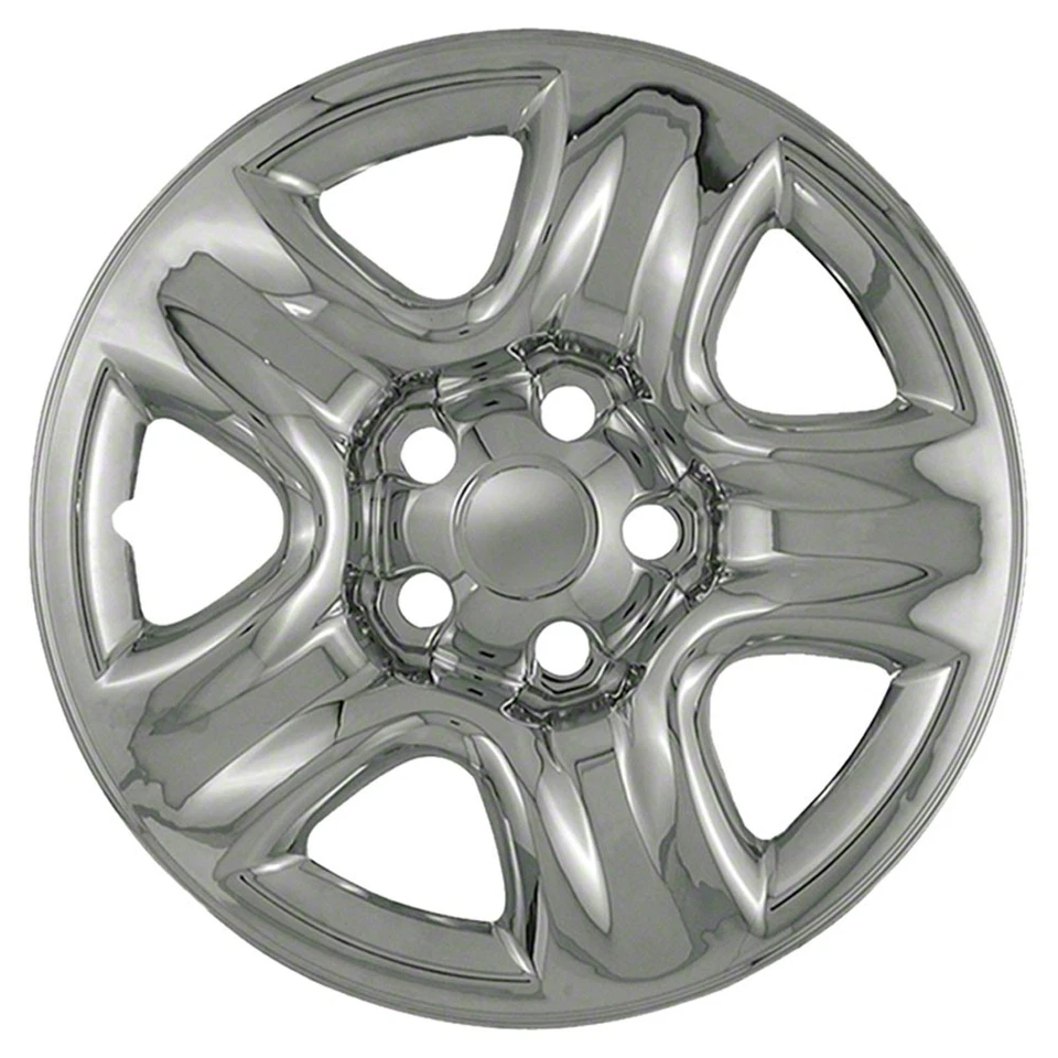 Комплект из четырех хромированных чехлов на колеса 16 дюймов из пластика ABS для Toyota Highlander 2001-2007 годов выпуска - Изображение 2 из 4