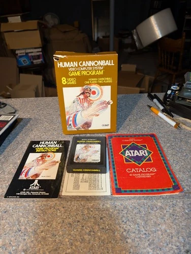 New ListingAtari 2600 Human Cannonball Complete In Box Tested Combine Ship